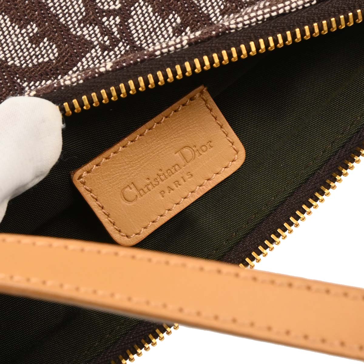 Christian Dior Brown Trotter Saddle Handbag