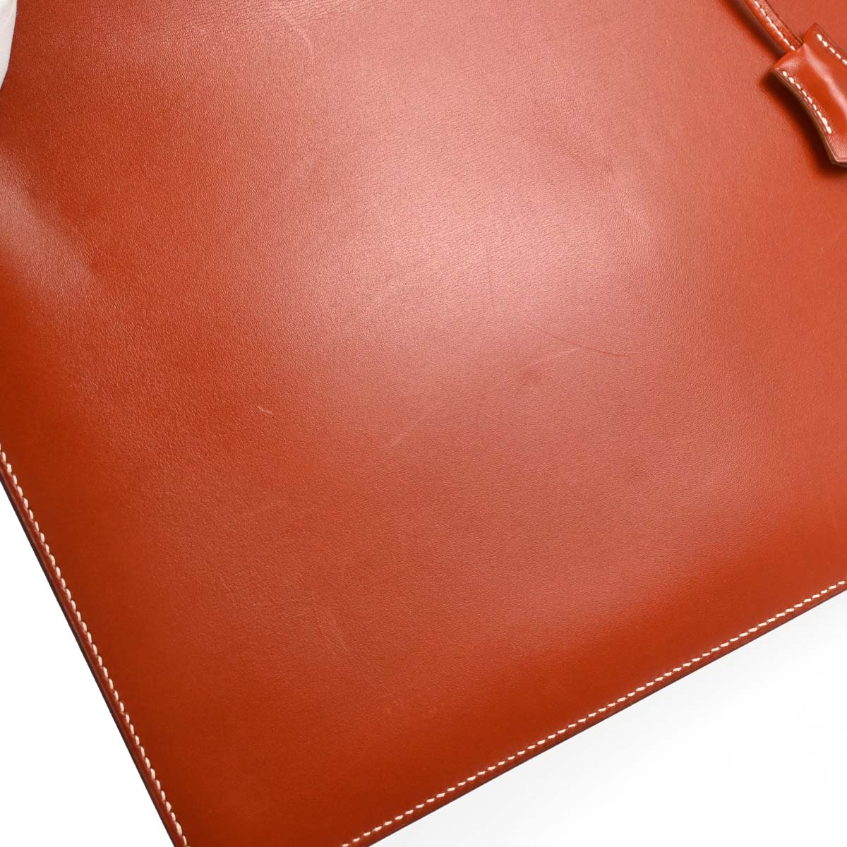 Hermes Brique Box Calf Sac a Depeches 38 Briefcase