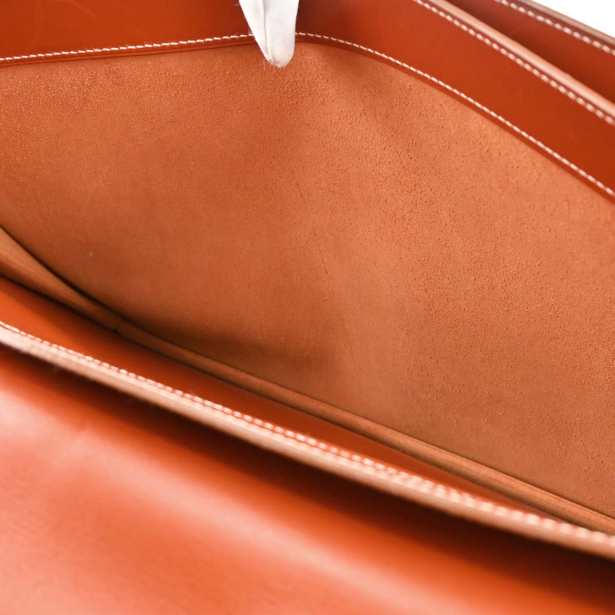 Hermes Brique Box Calf Sac a Depeches 38 Briefcase