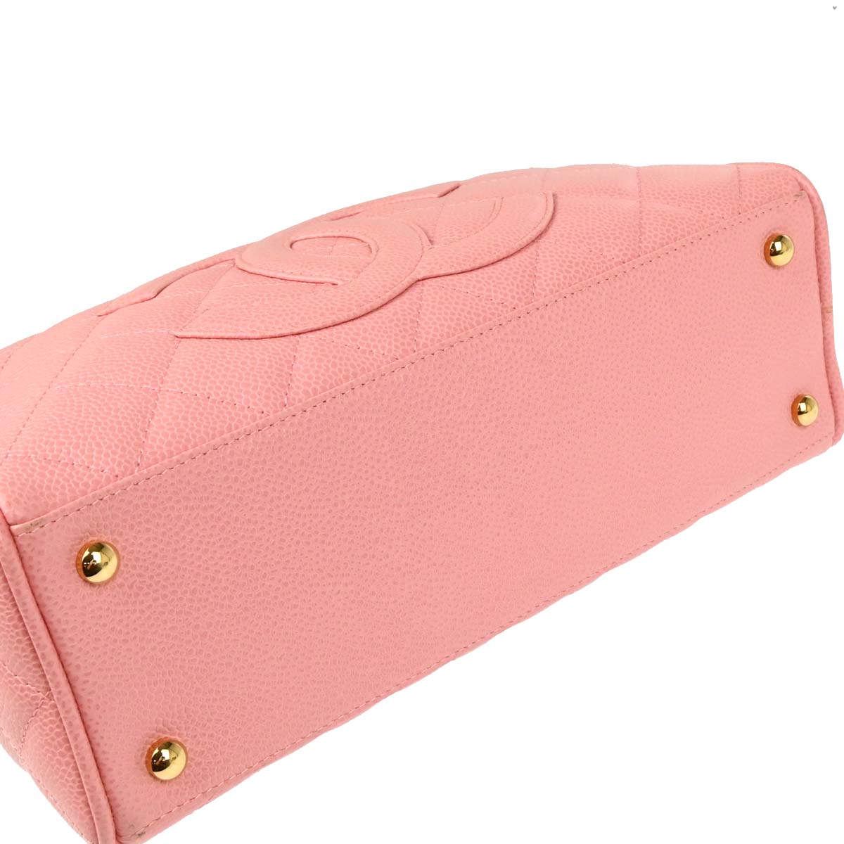 Chanel Pink Caviar Bowling Bag