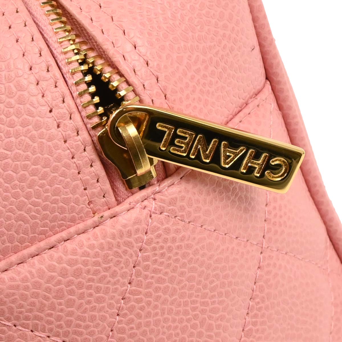 Chanel Pink Caviar Bowling Bag