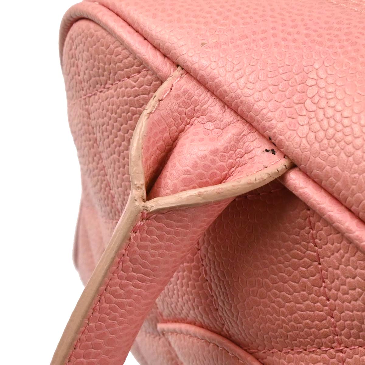 Chanel Pink Caviar Bowling Bag