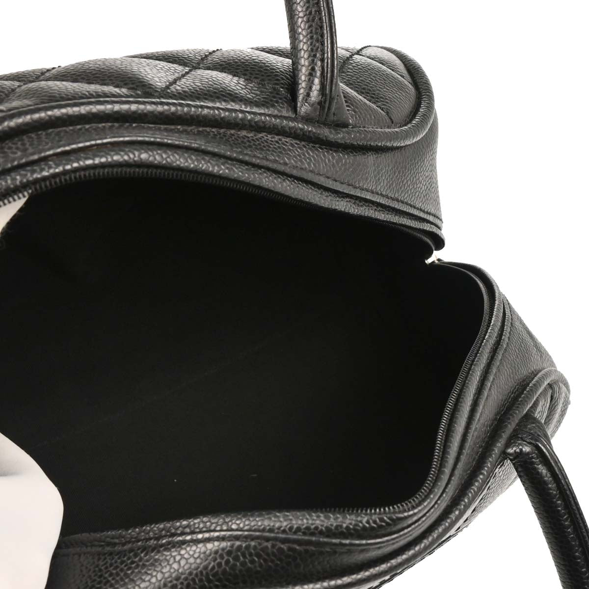 Chanel Black Caviar Bowling Bag