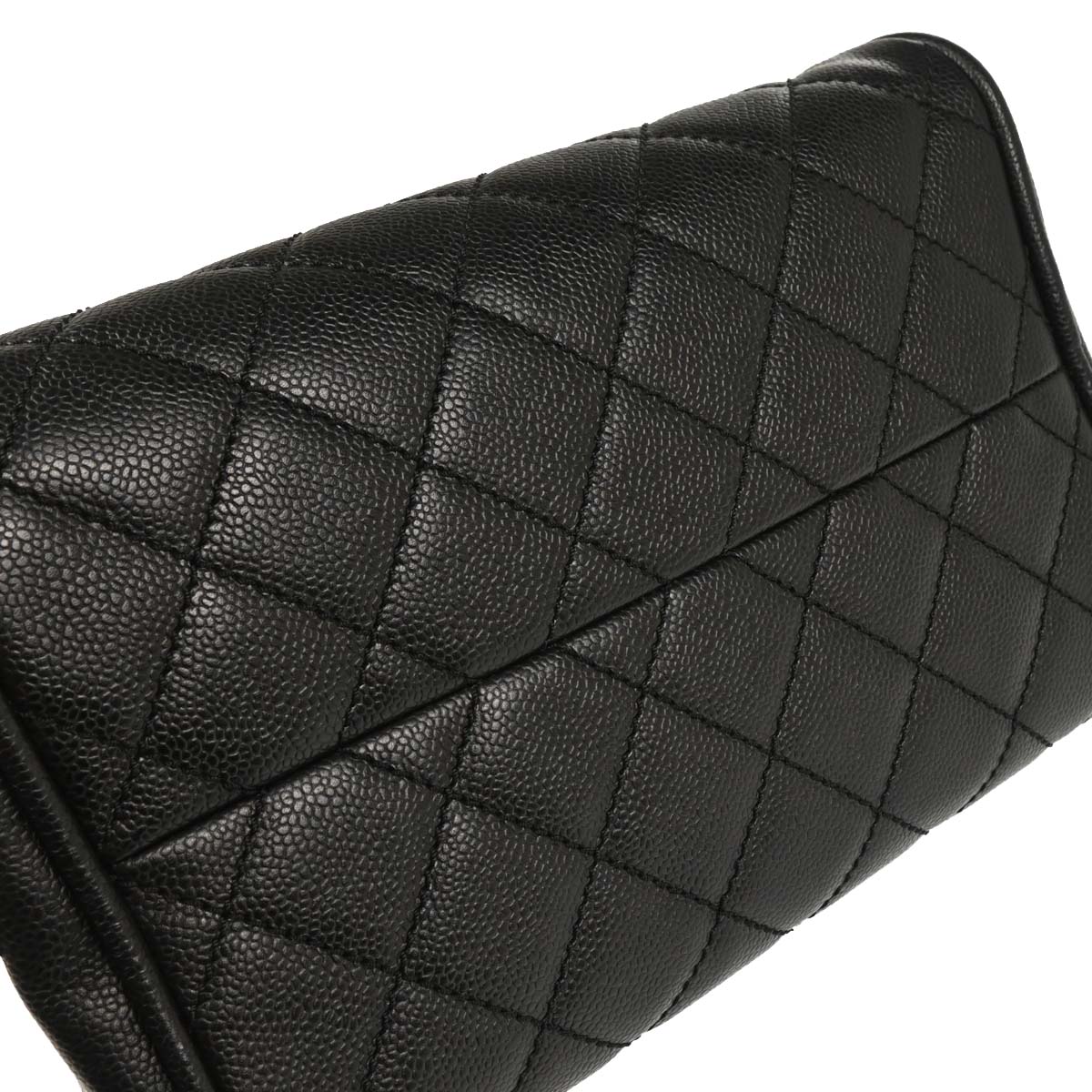 Chanel Black Caviar Bowling Bag