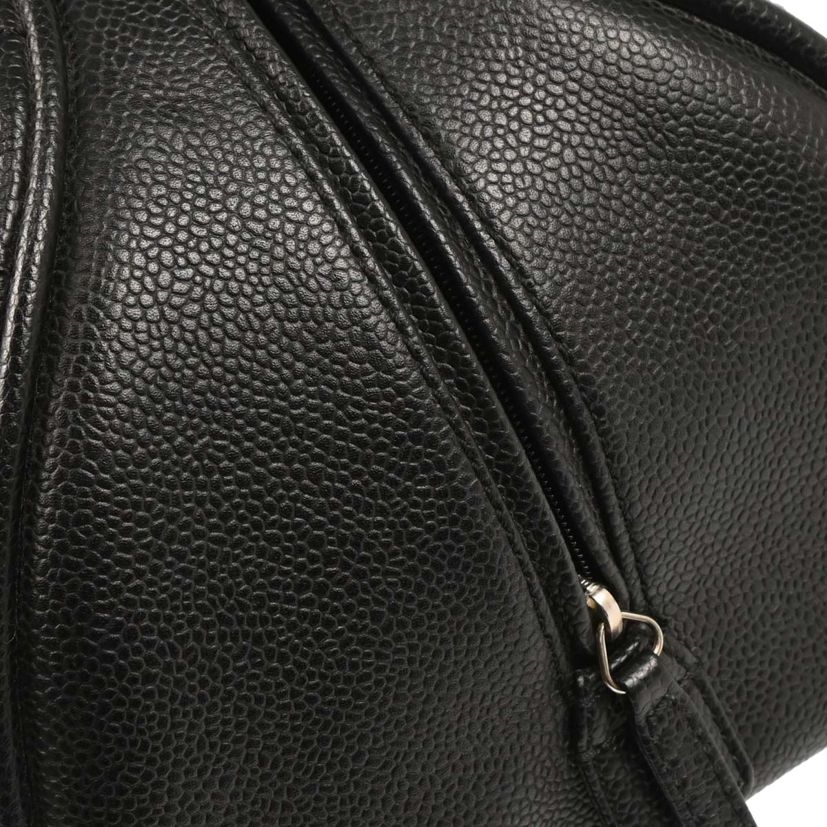 Chanel Black Caviar Bowling Bag