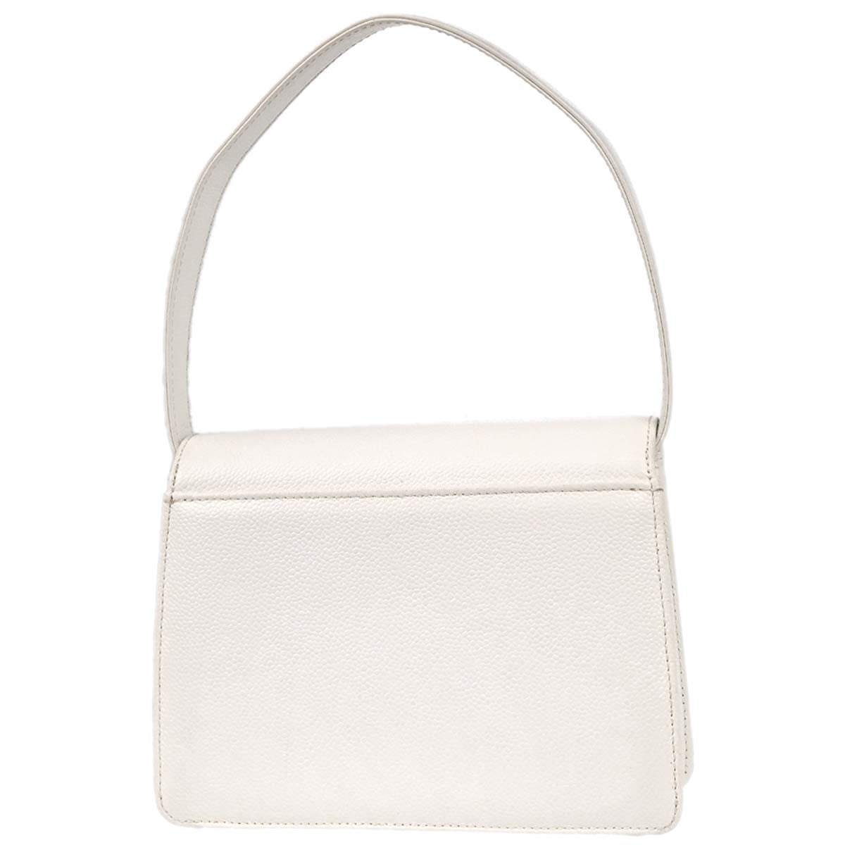 Chanel White Caviar Handbag