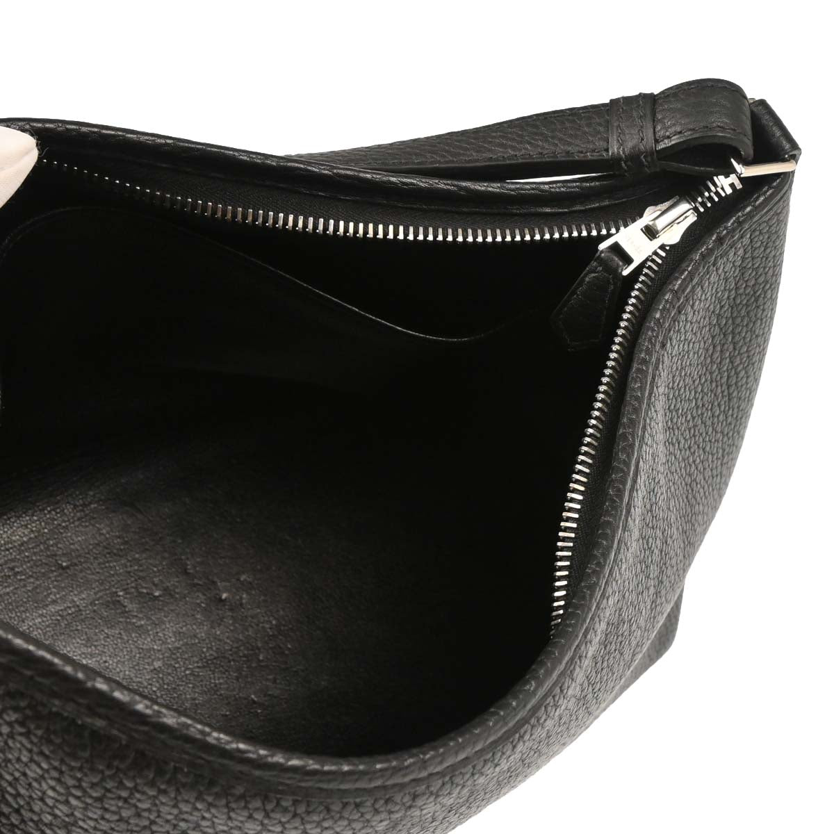 Hermes Black Fjord Berlingot MM Shoulder Bag