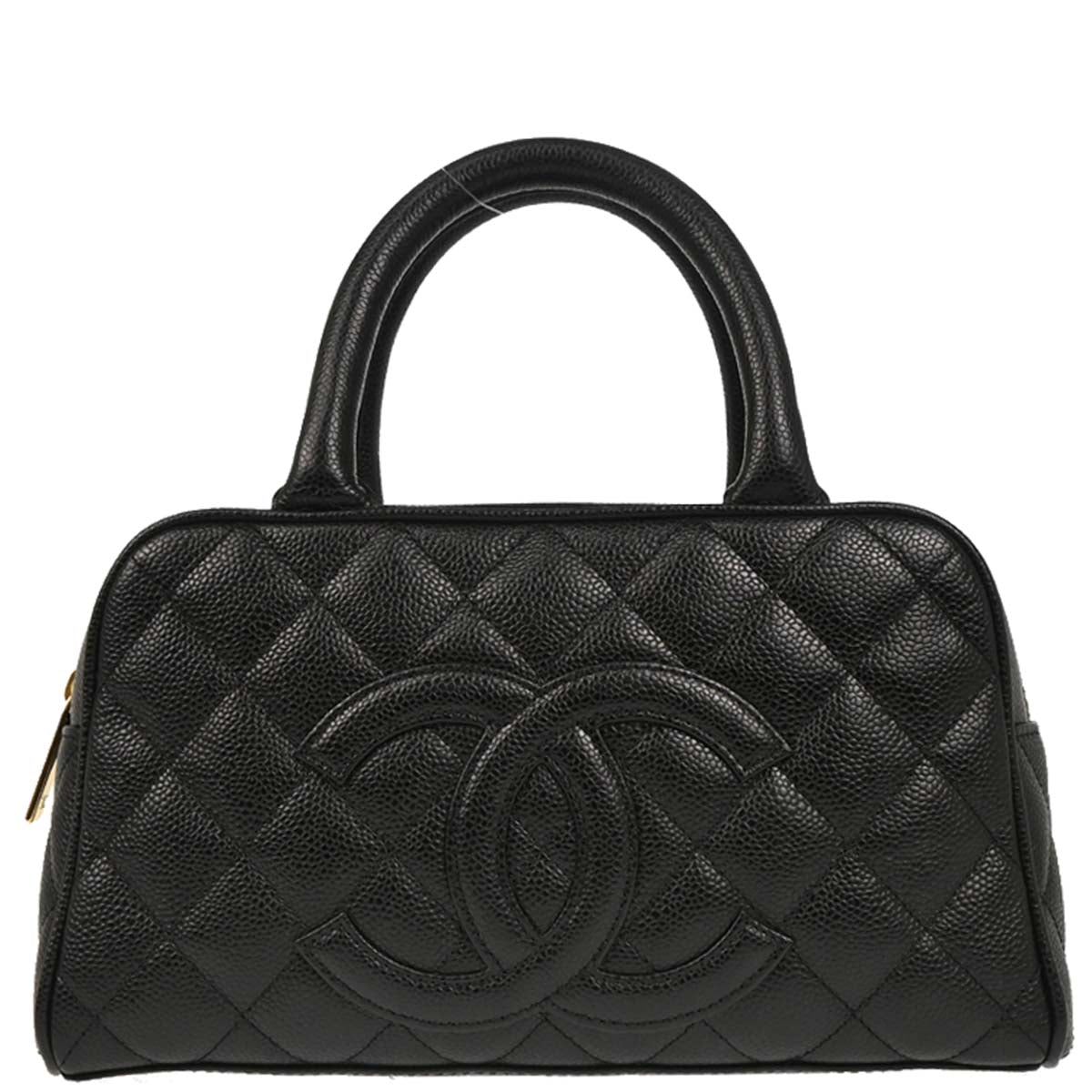 Chanel Black Caviar Bowling Bag