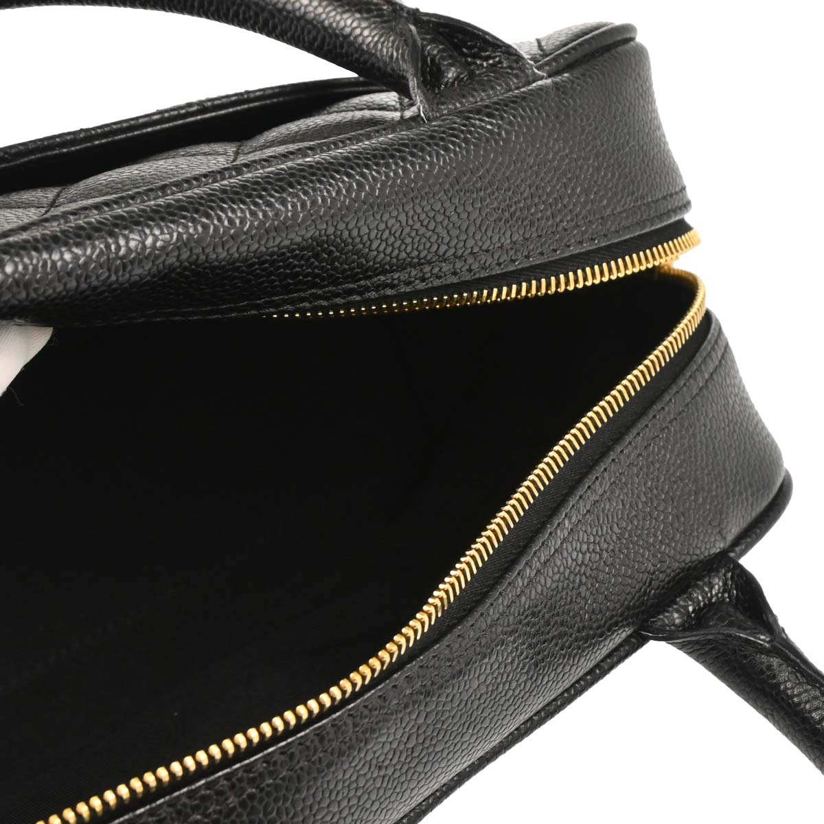 Chanel Black Caviar Bowling Bag