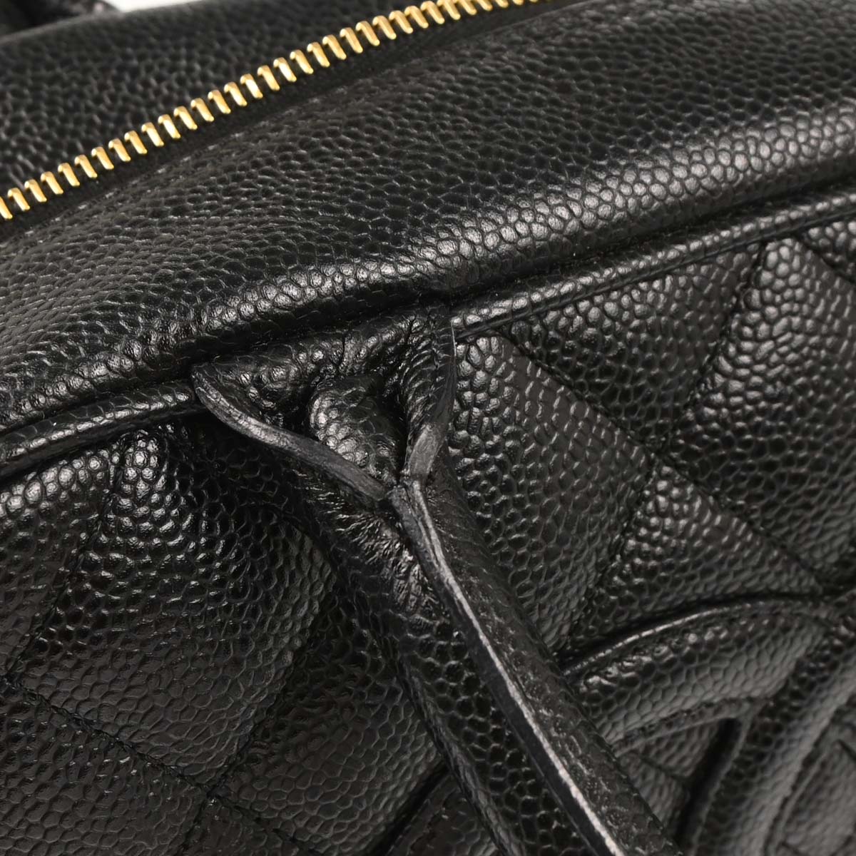 Chanel Black Caviar Bowling Bag