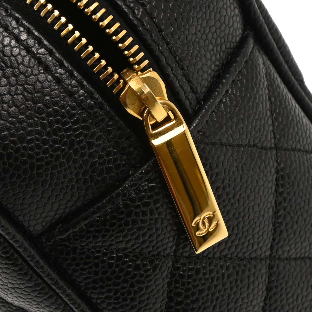Chanel Black Caviar Bowling Bag