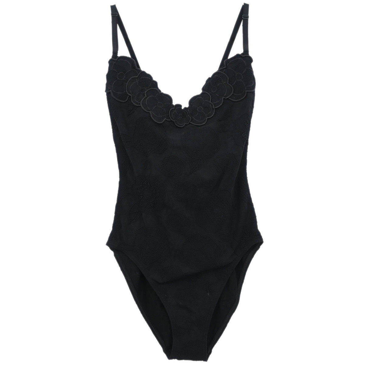 Chanel Swimwear Swimsuit Black #38