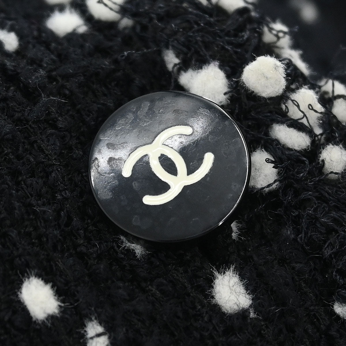 Chanel Double Breasted Jacket Black