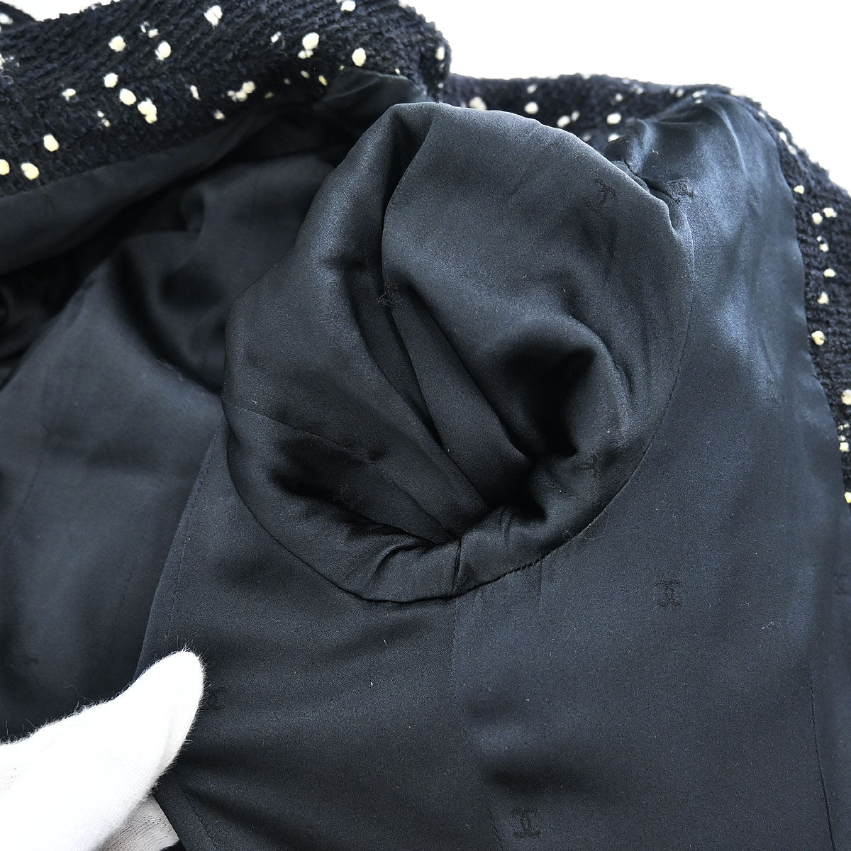 Chanel Double Breasted Jacket Black