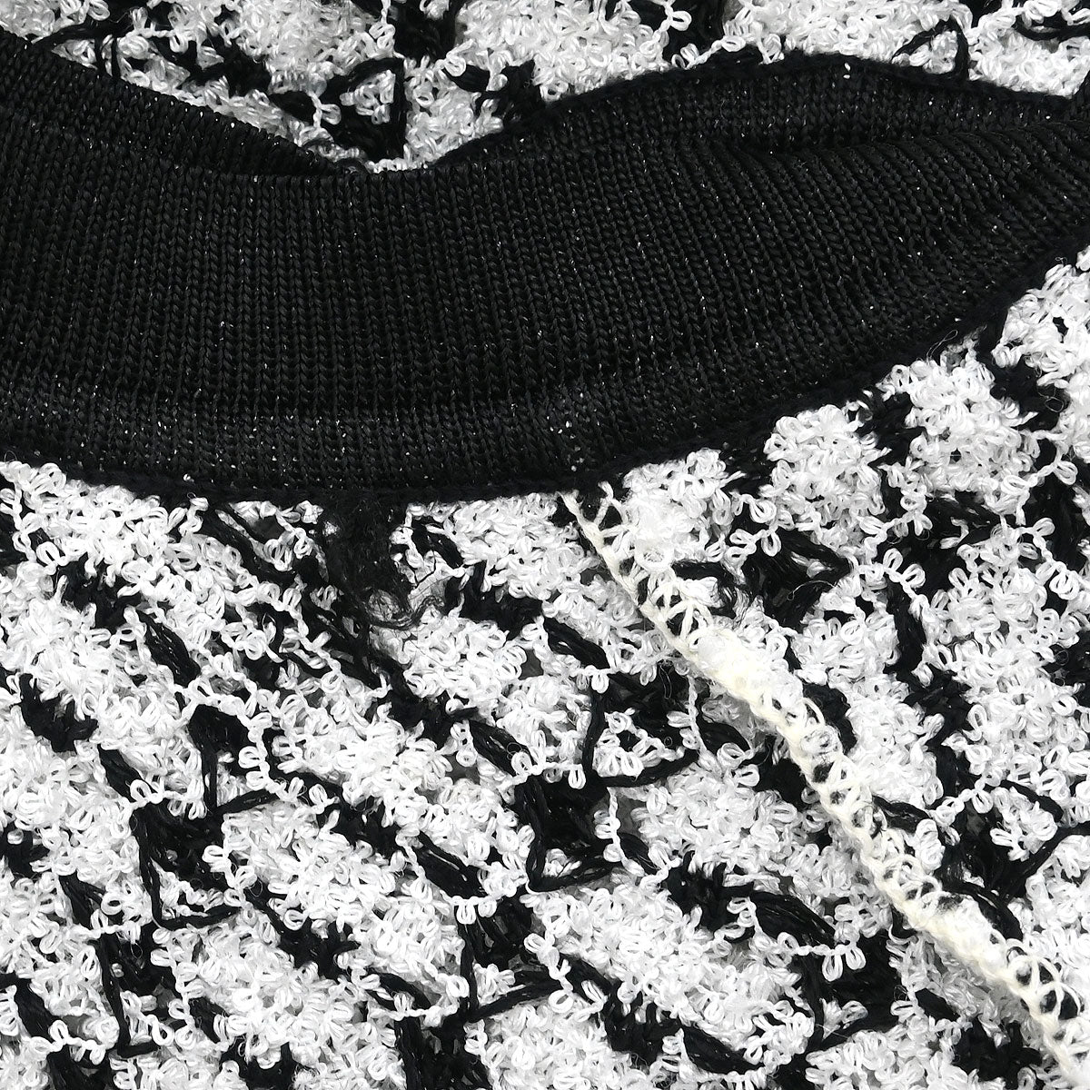 Chanel Short Sleeve Cardigan White #42