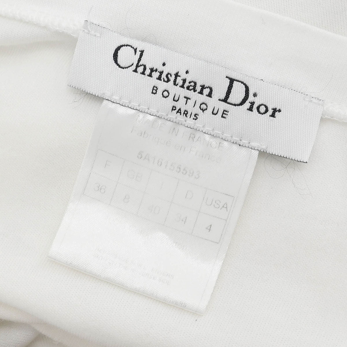 Christian Dior Short Sleeve T-shirt White #36