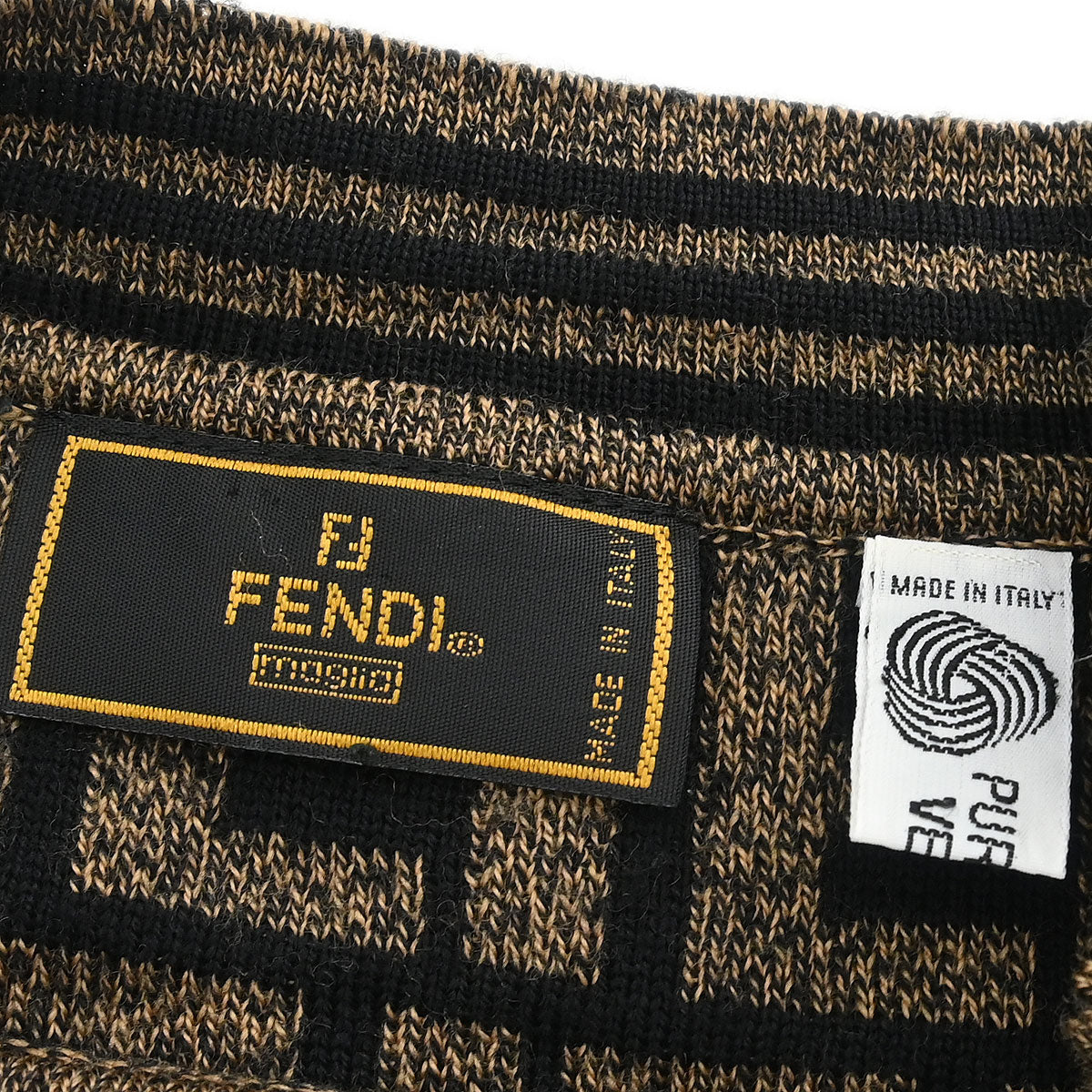 Fendi Top Zucca Brown