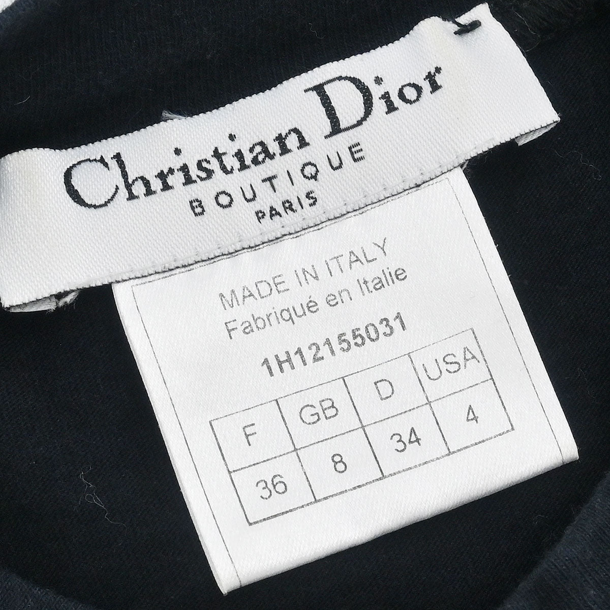 Christian Dior Long Sleeve T-shirt Black #36