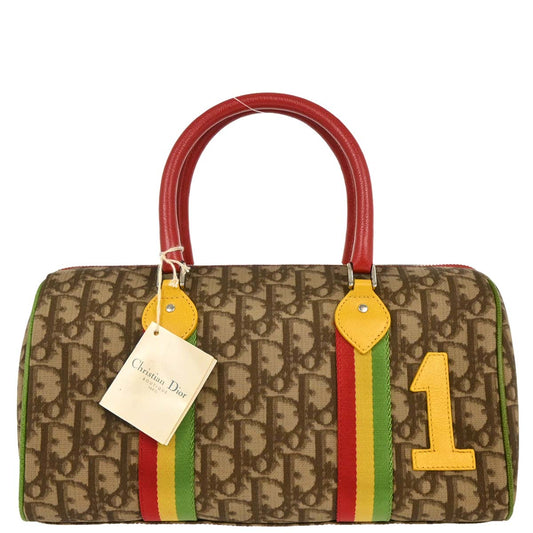 Christian Dior Brown Rasta-Color Trotter Handbag