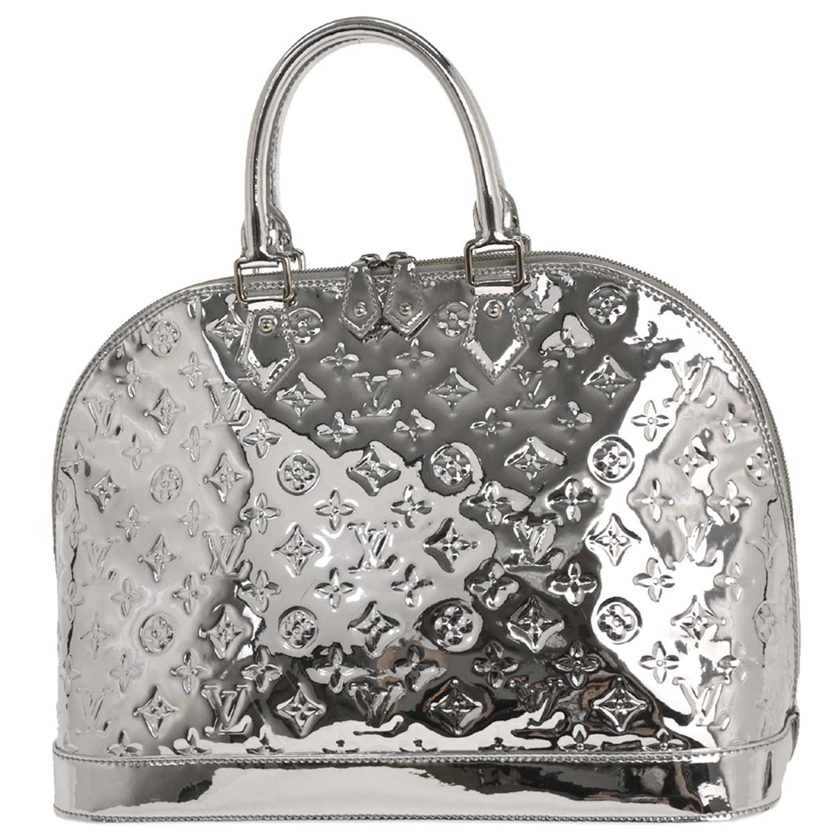 Louis Vuitton Silver Monogram Miroir Alma MM Handbag M93623