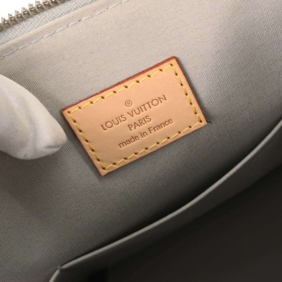 Louis Vuitton Silver Monogram Miroir Alma MM Handbag M93623