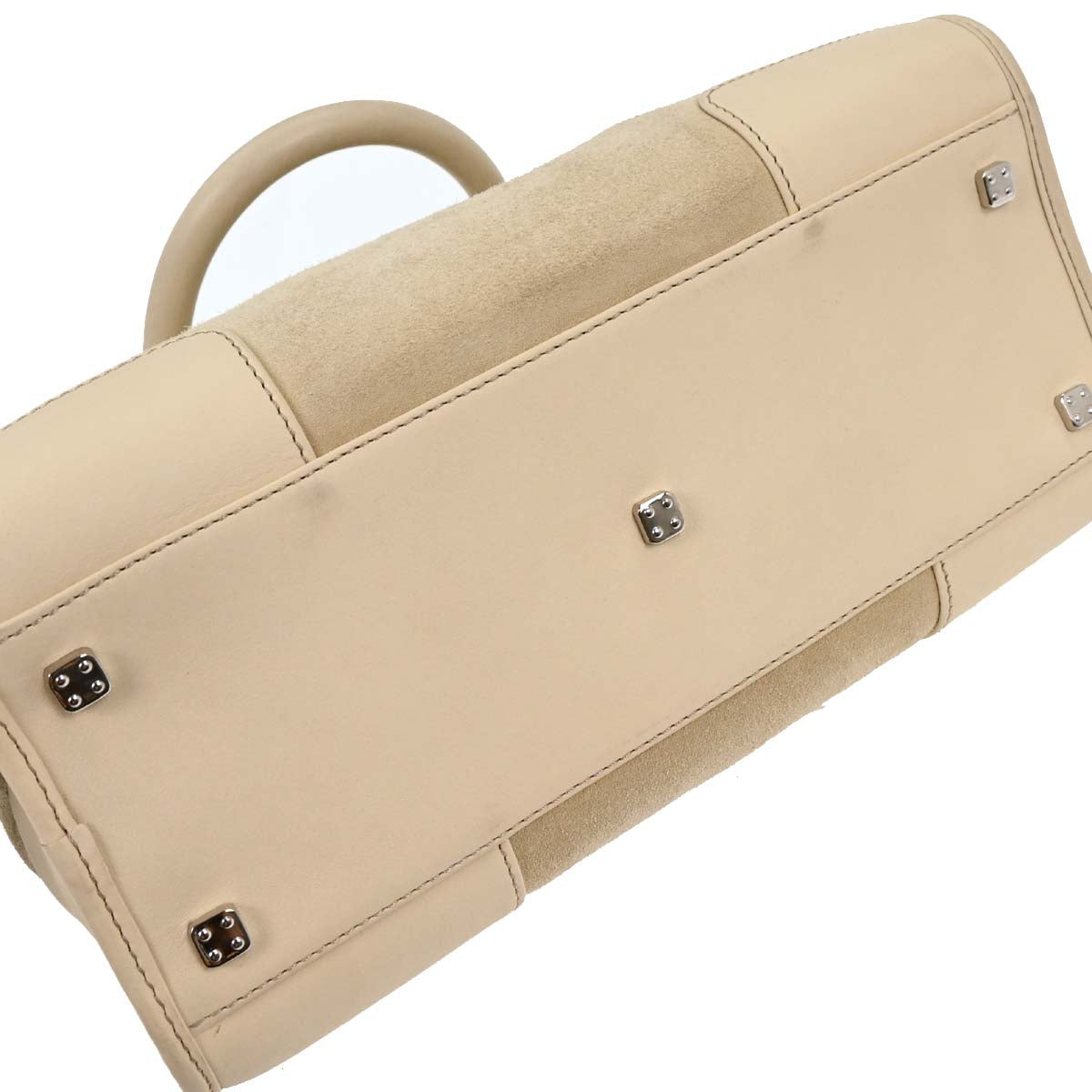 Loewe Beige Suede Amazona 28 Handbag