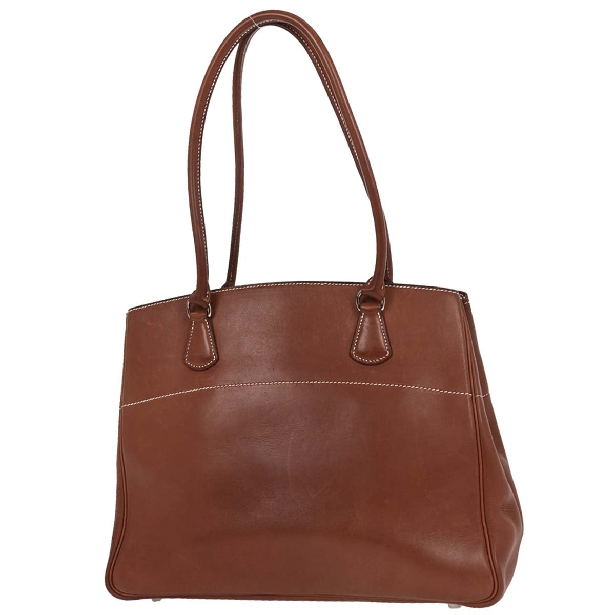 Hermes Fauve Box Calf La Tote Handbag