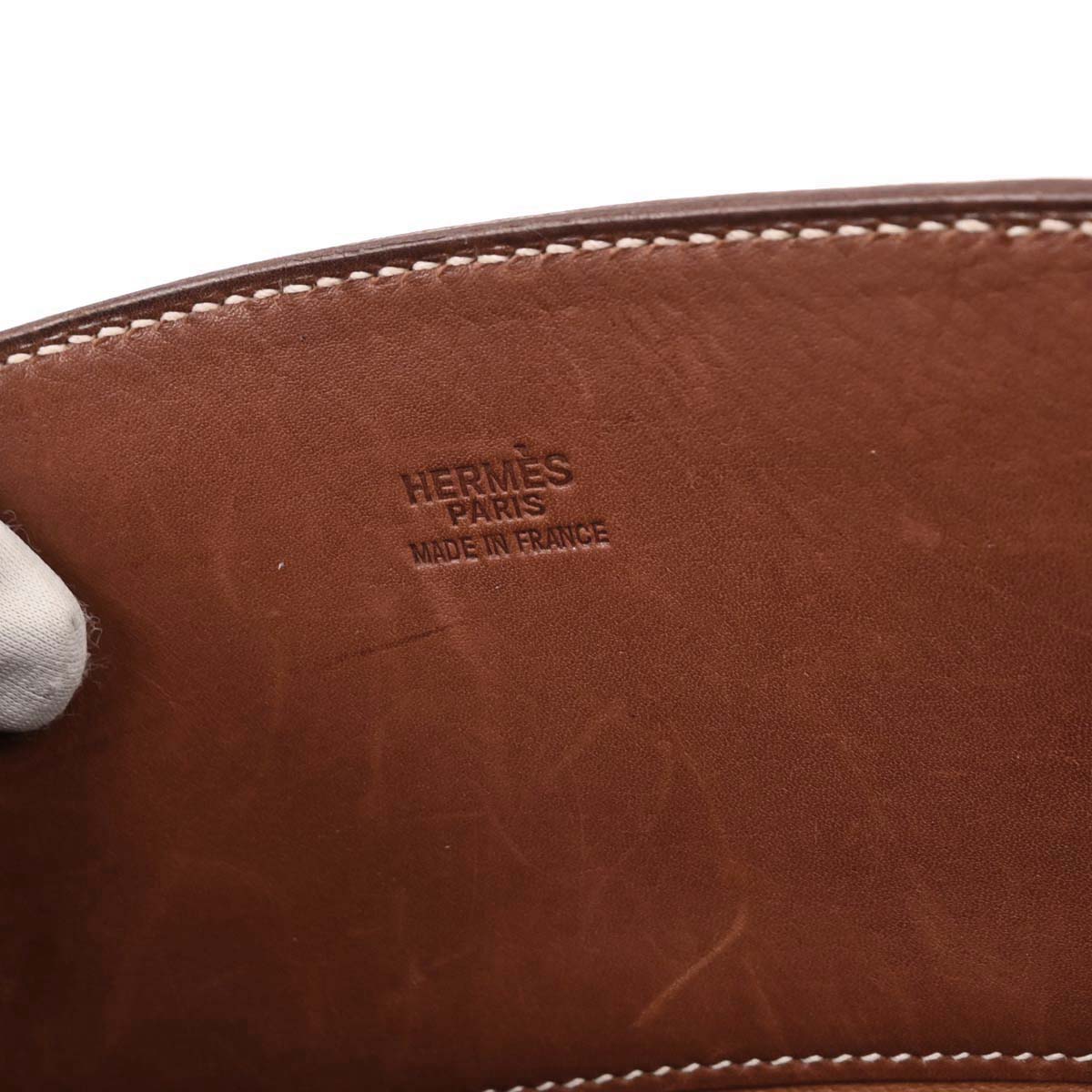 Hermes Fauve Box Calf La Tote Handbag