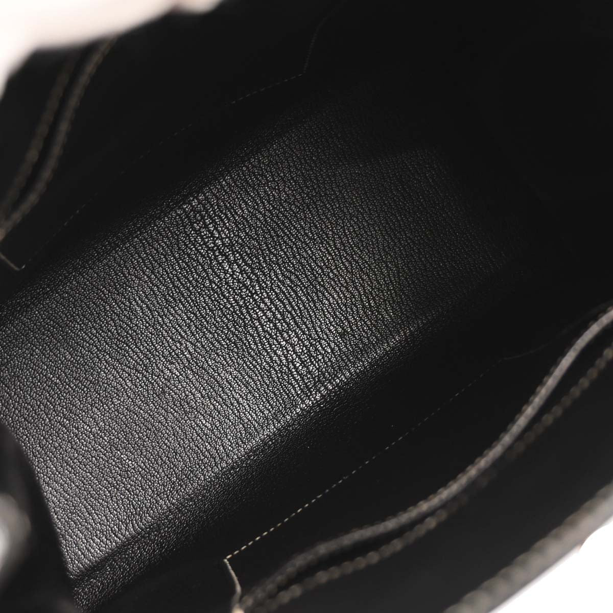 Hermes Black Courchevel Kelly Sport PM Shoulder Bag
