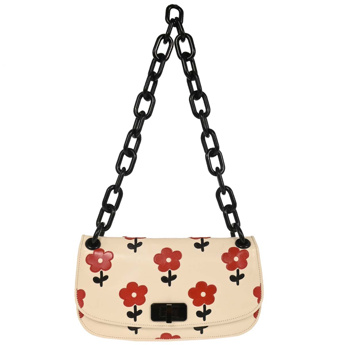 Prada White Leather Handbag