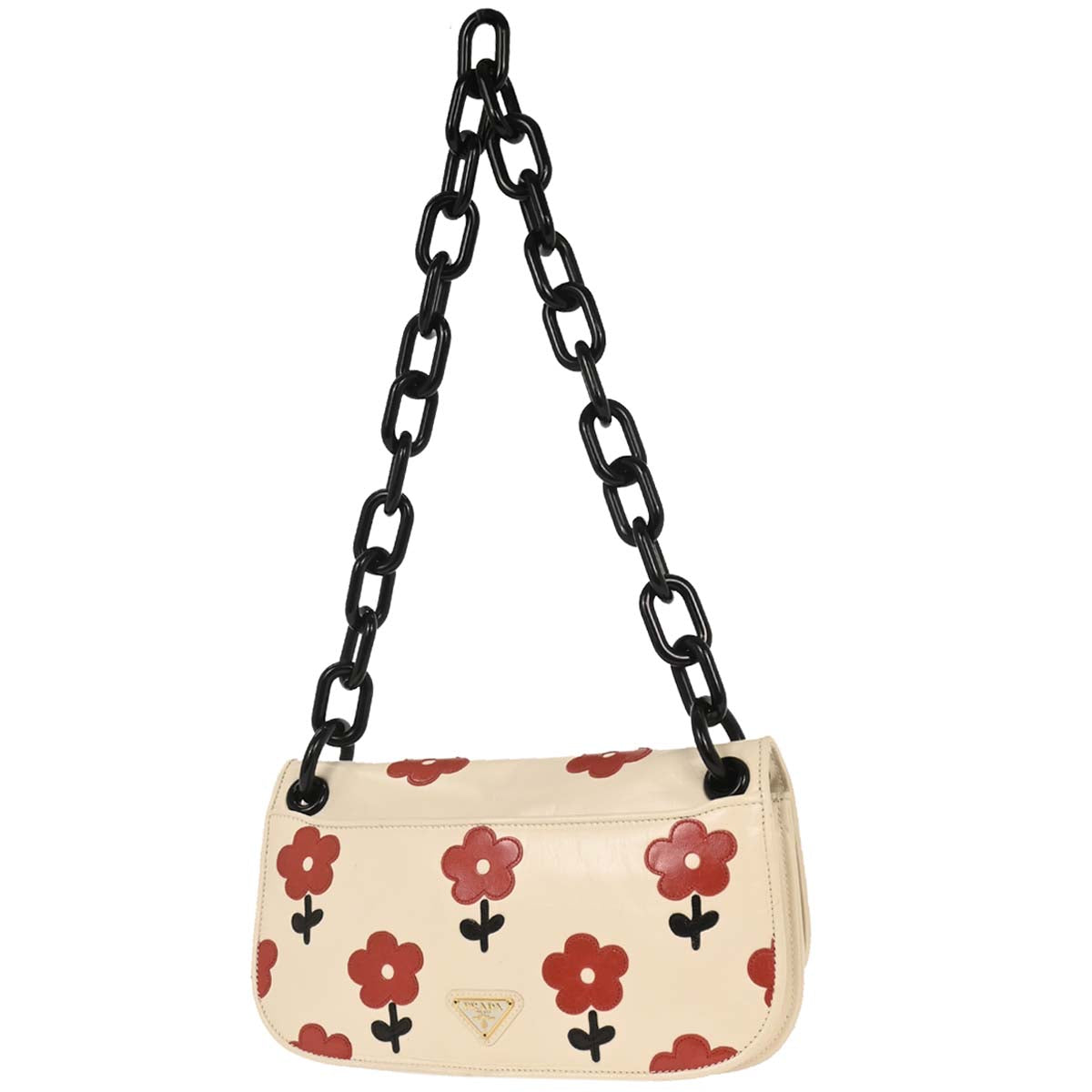 Prada White Leather Handbag