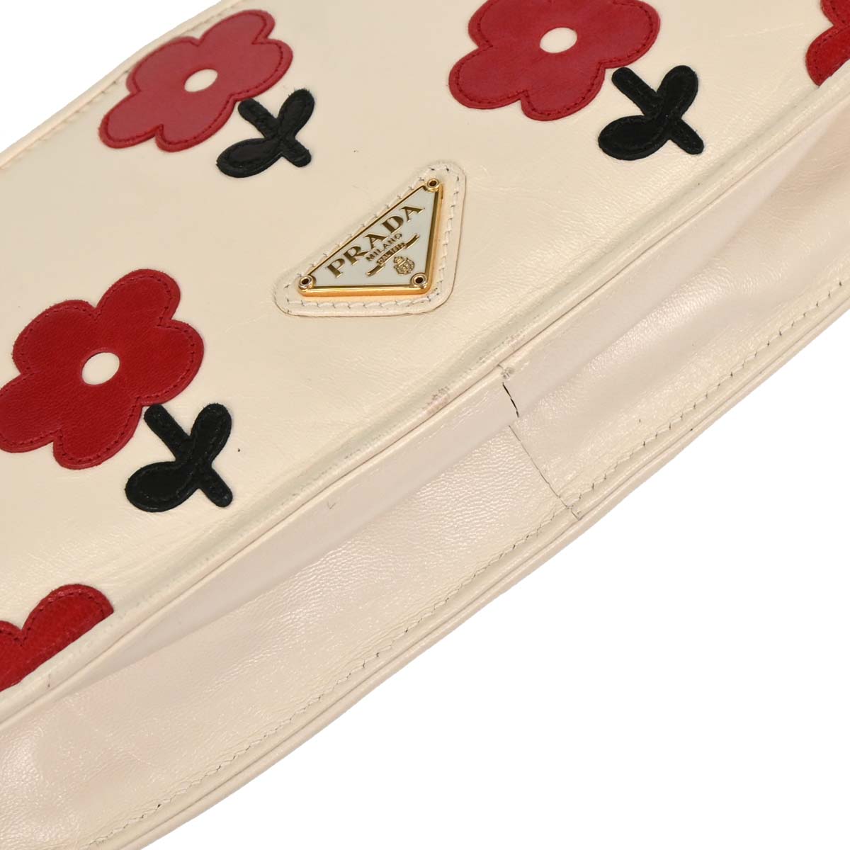 Prada White Leather Handbag