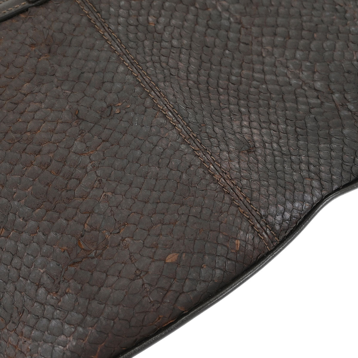 Christian Dior * Brown Python Handbag
