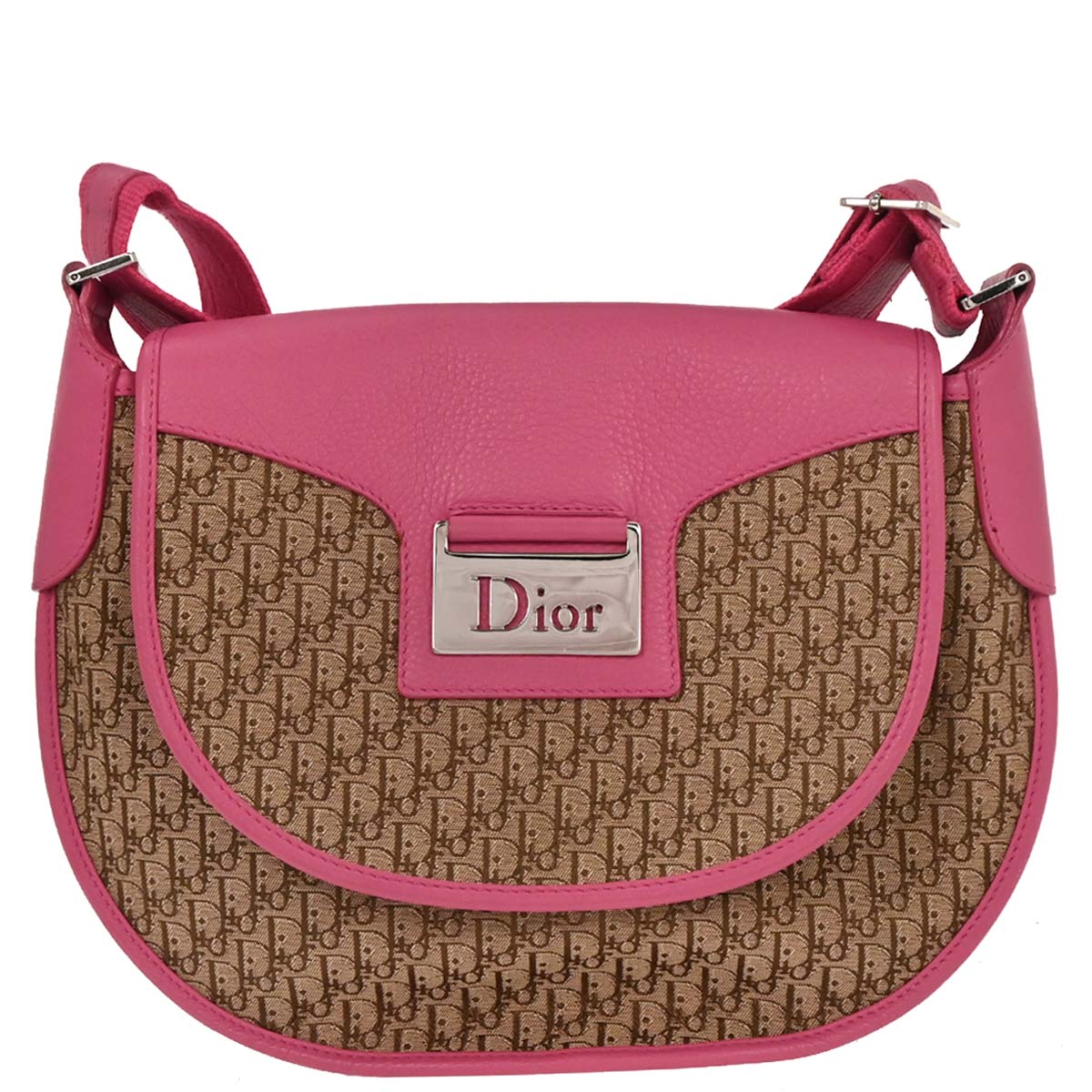 Christian Dior Beige Trotter Shoulder Bag