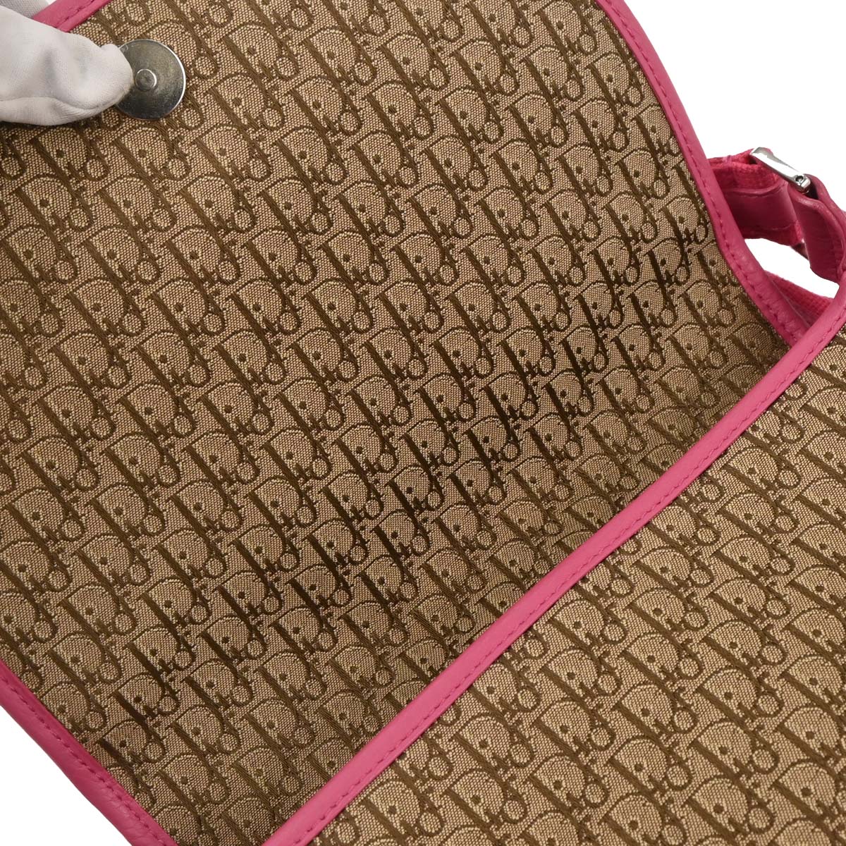 Christian Dior Beige Trotter Shoulder Bag