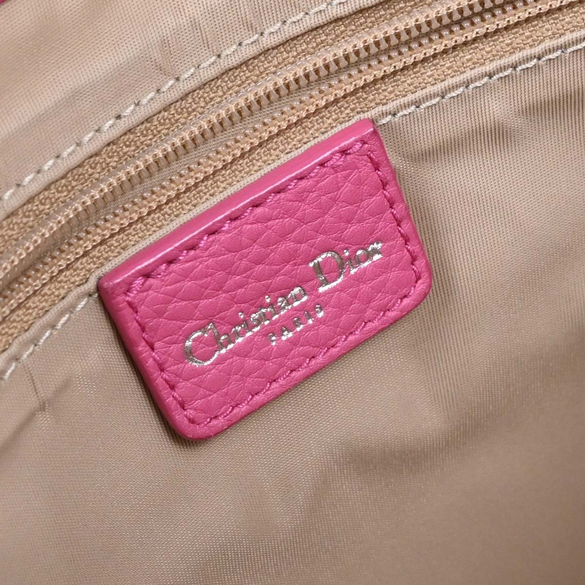 Christian Dior Beige Trotter Shoulder Bag