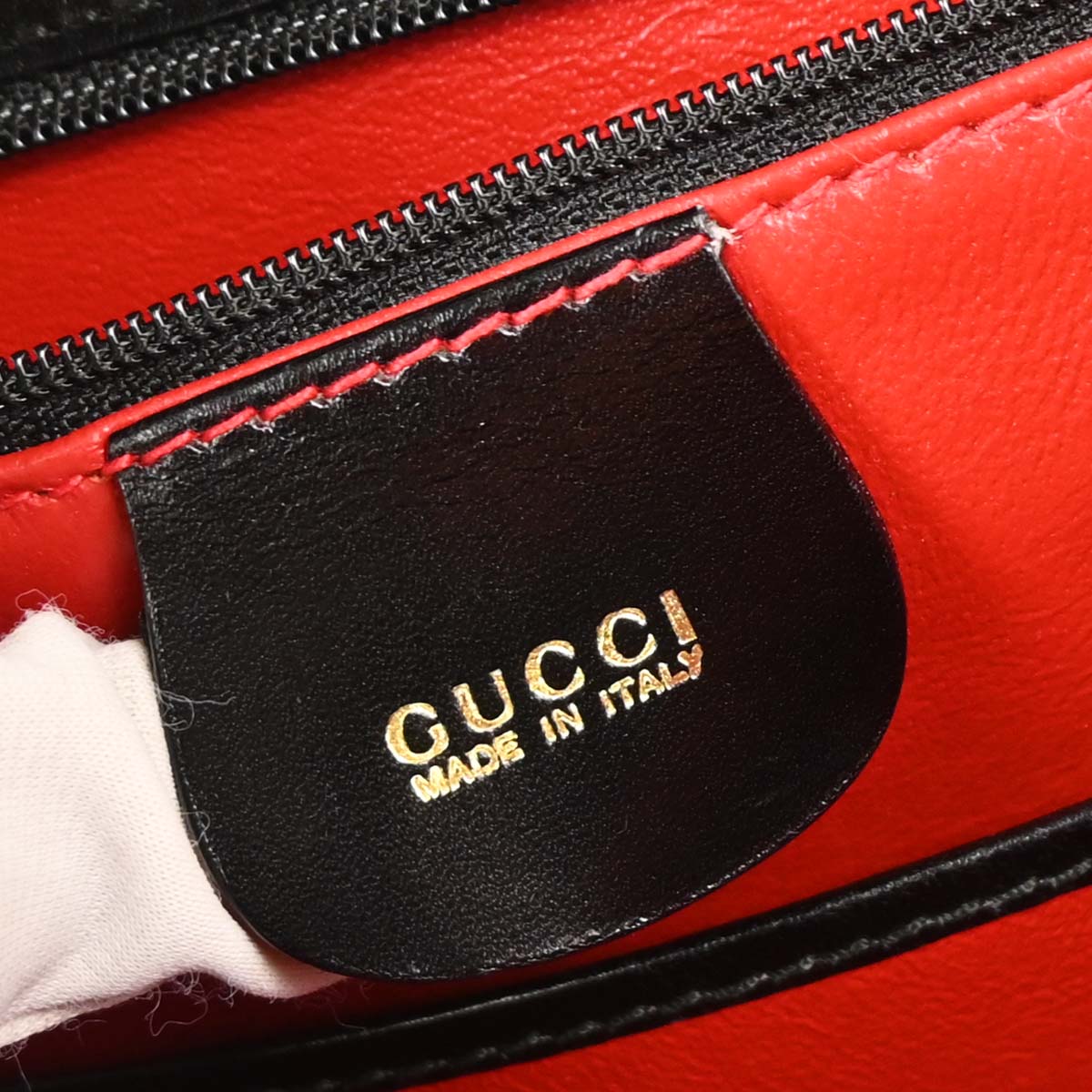 Gucci Black Bamboo Handbag