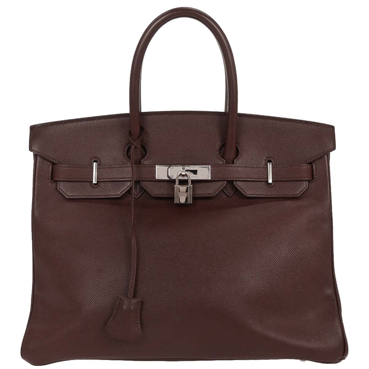 Hermes Brulee Epsom Birkin 35 Handbag