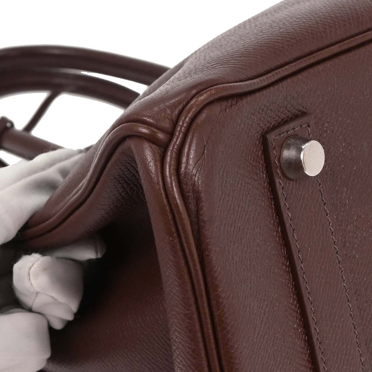 Hermes Brulee Epsom Birkin 35 Handbag