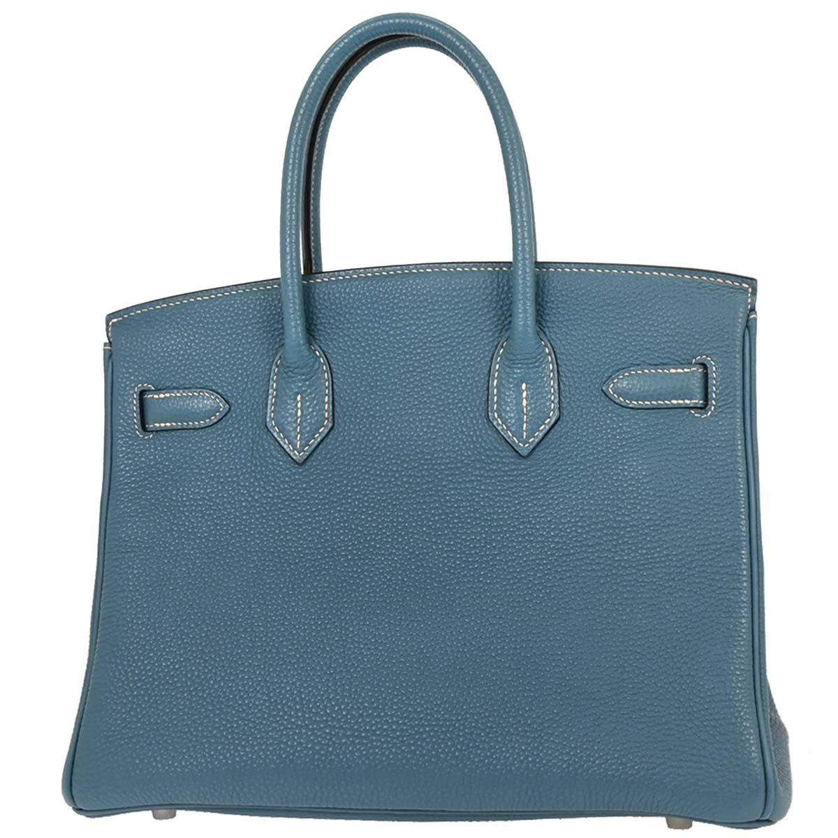 Hermes Blue Jean Togo Birkin 30 Handbag