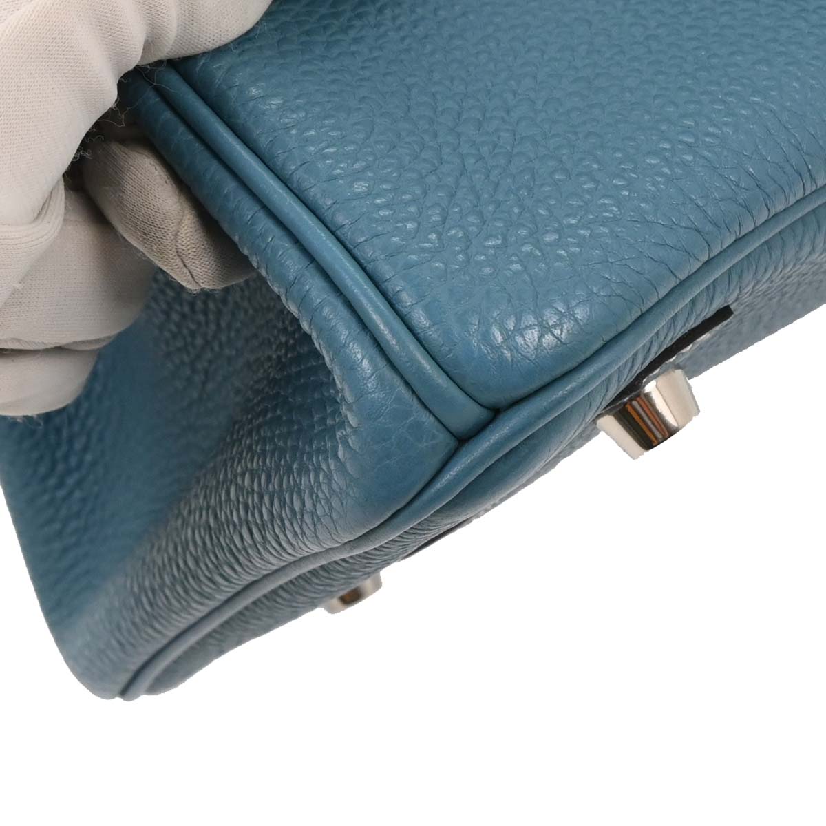 Hermes Blue Jean Togo Birkin 30 Handbag