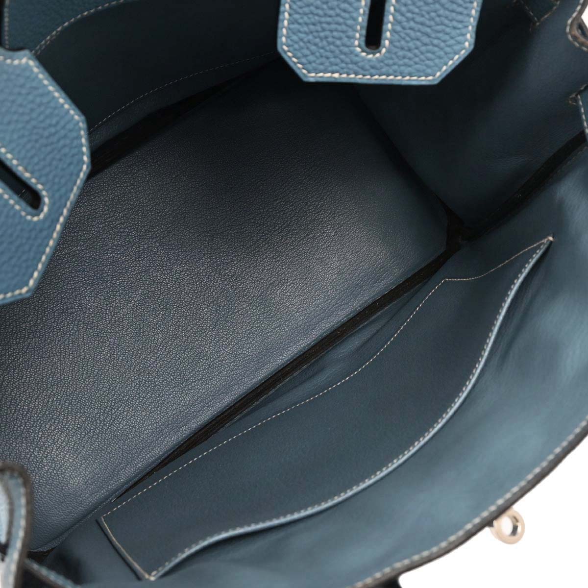Hermes Blue Jean Togo Birkin 30 Handbag