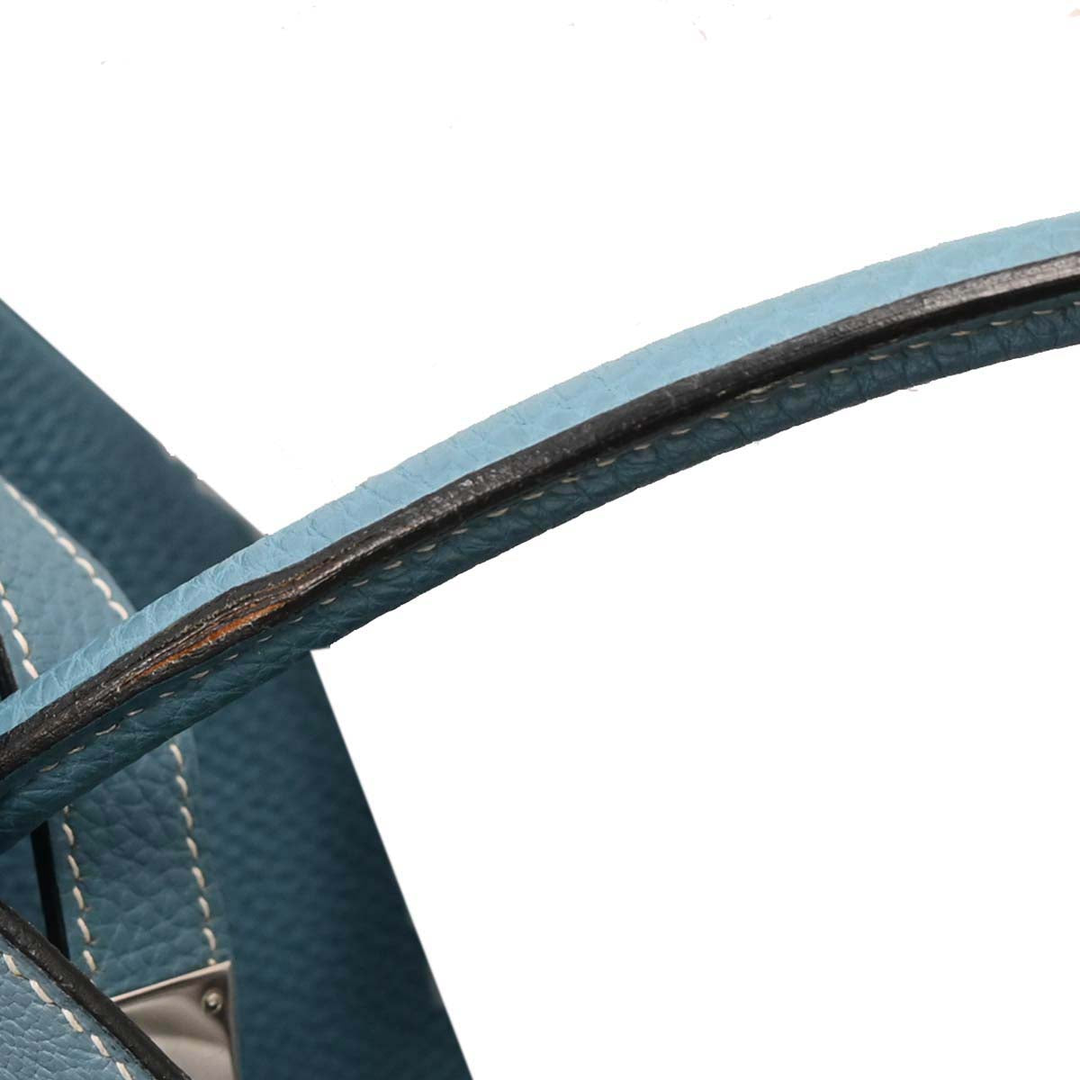 Hermes Blue Jean Togo Birkin 30 Handbag