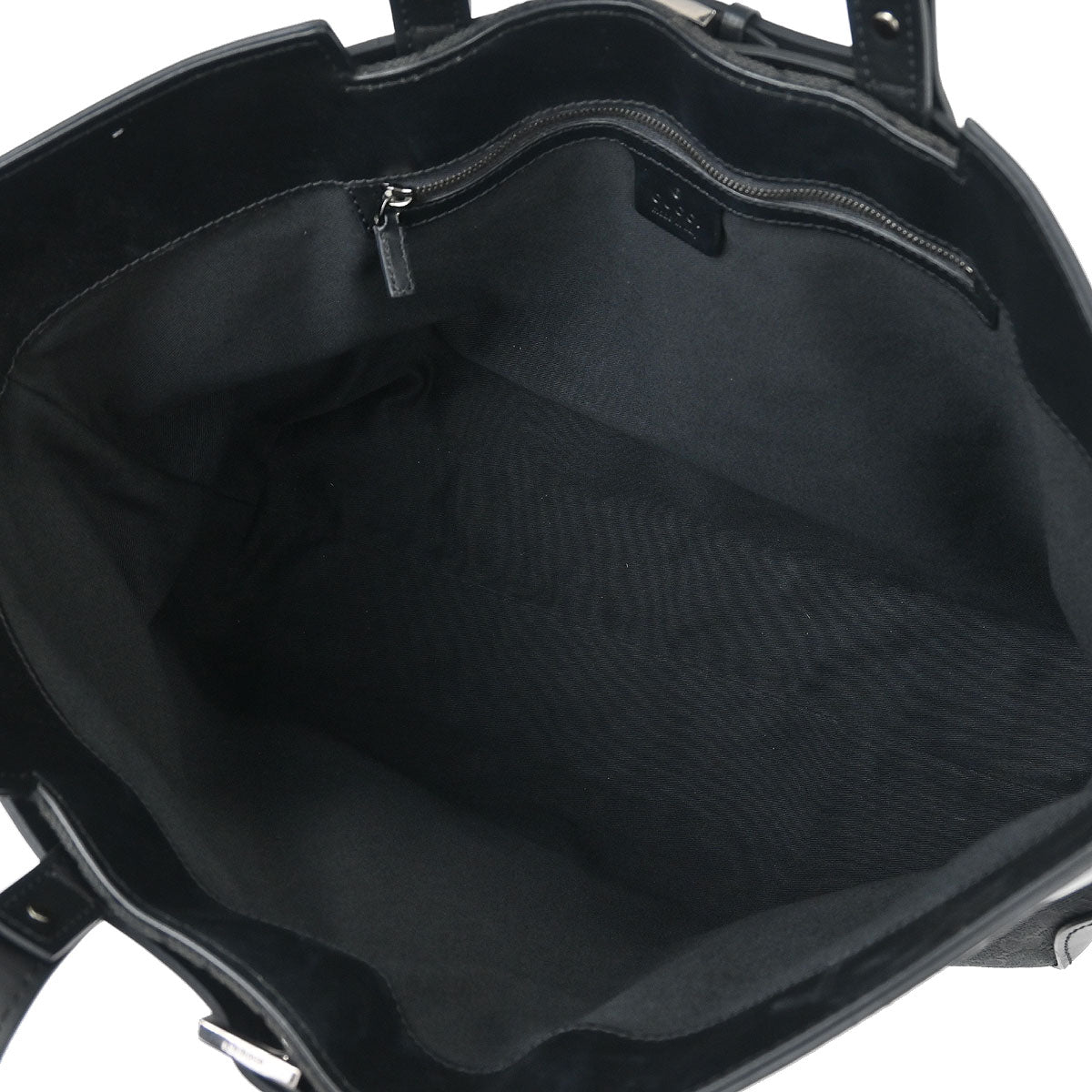 Gucci Black Canvas GG Tote Handbag