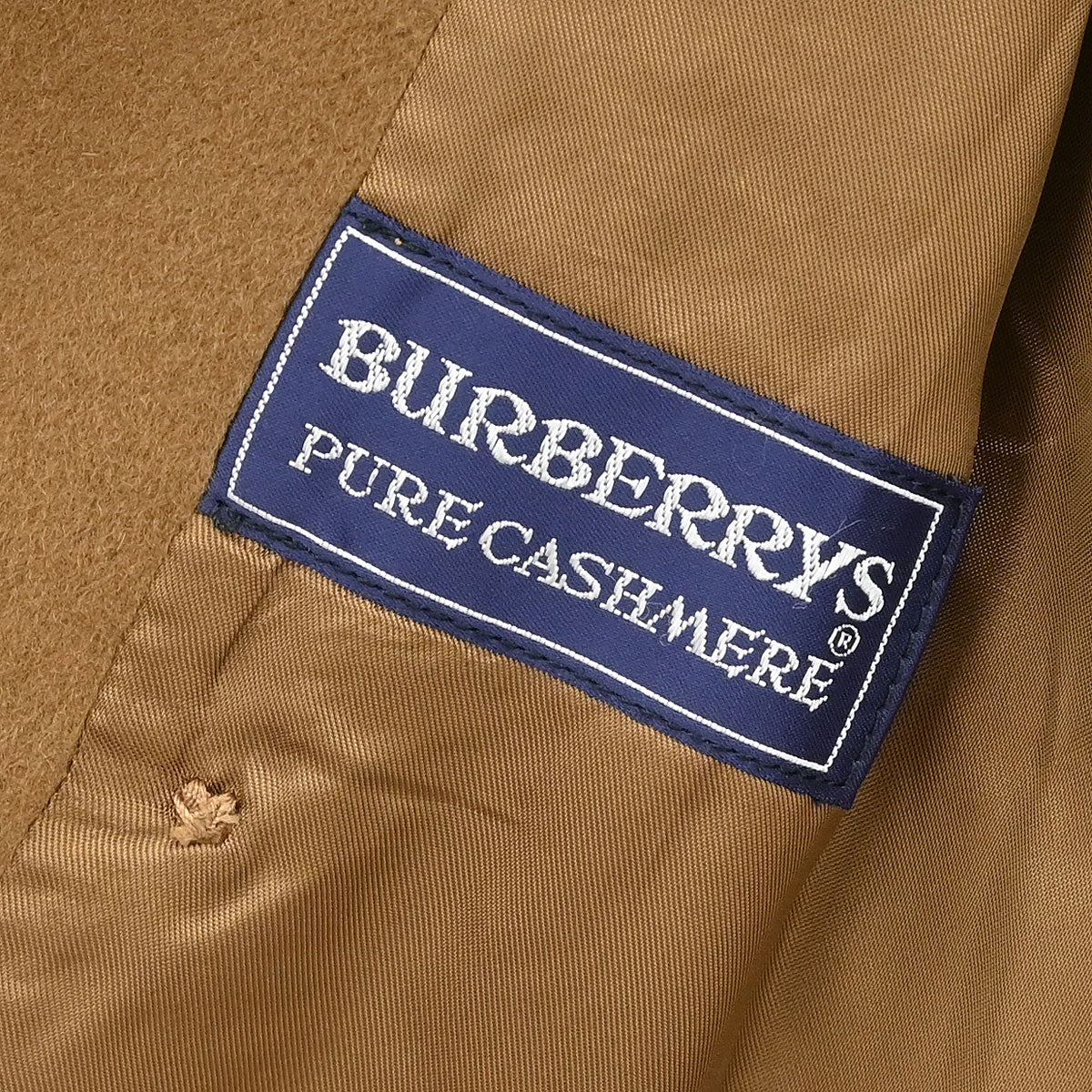 Burberrys Double Breasted Coat Brown