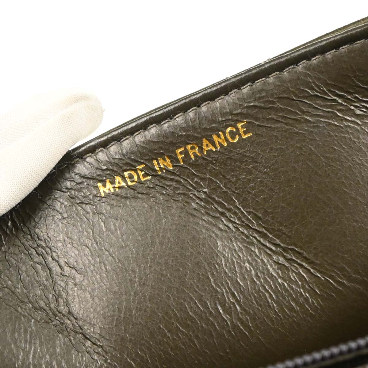 Chanel Dark Green Lambskin Medium Diana Shoulder Bag