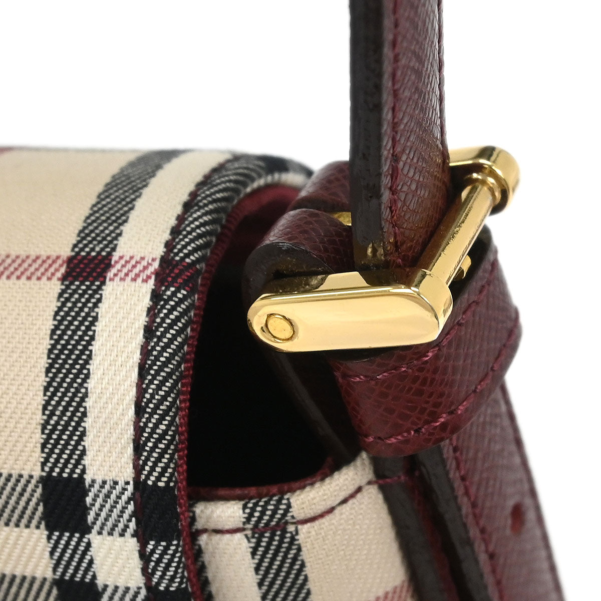Burberry Beige Burberry Check Handbag