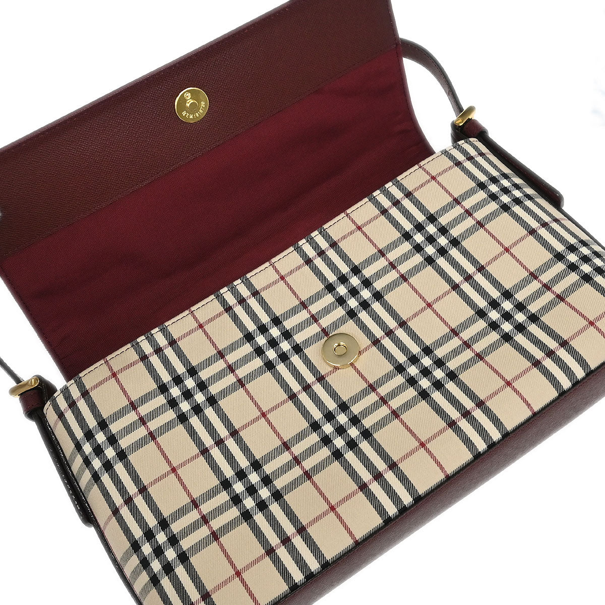 Burberry Beige Burberry Check Handbag