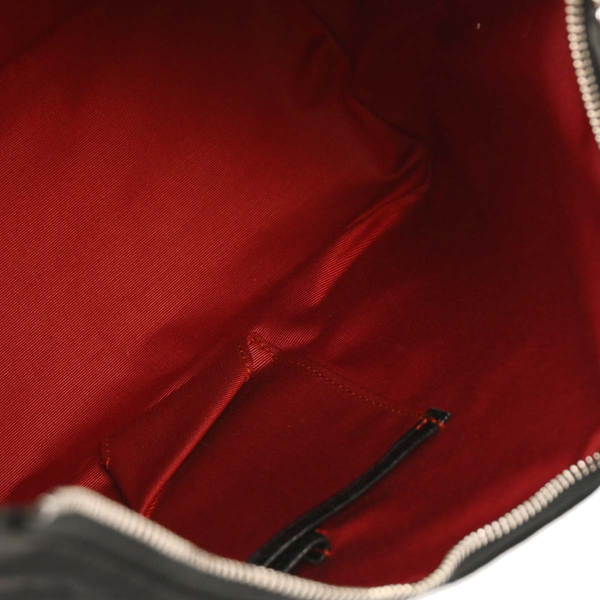 Bvlgari Black Canvas Logomania Hobo Handbag