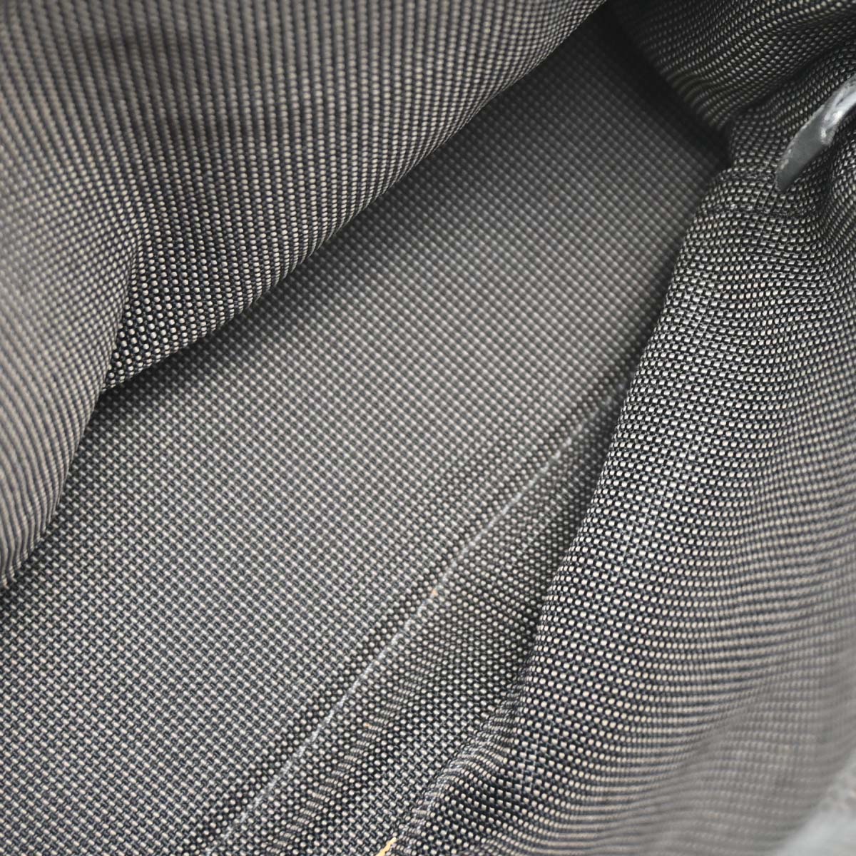 Hermes Gray Canvas Herline Tote PM Handbag